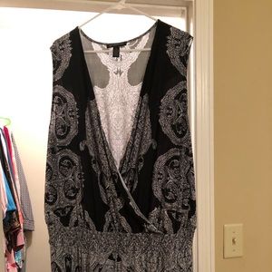 Black and white jumpsuit